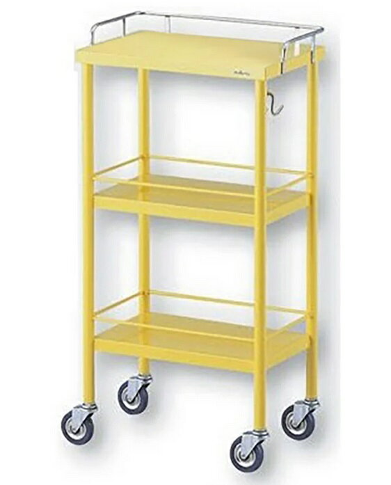 【直送品】 アズワン カラフルミニワゴン イエロー CM-Y (0-1513-04) 《実験設備・保管》 【大型】