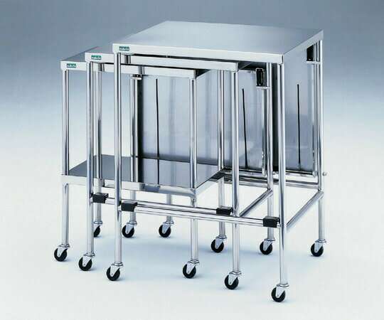 【ポイント5倍】【直送品】 アズワン 器械卓子 (重ね収納型) 650×500×846mm NSW-W (0-5569-01) 《実験設備・保管》