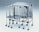 【ポイント5倍】【直送品】 アズワン 器械卓子 (重ね収納型) 550×300×746mm NSW-S (0-5569-03) 《実験設備・保管》