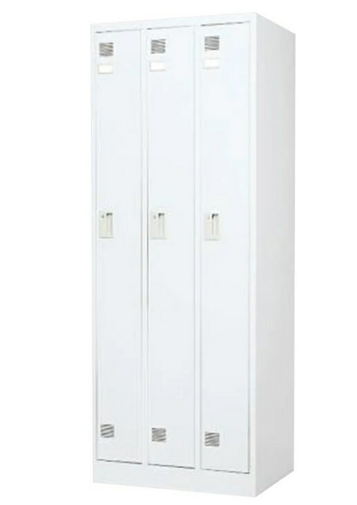 【ポイント10倍】【直送品】 アズワン 更衣ロッカー(3人用) FLK-3-WH (0-7583-13) 《実験設備・保管》 ..