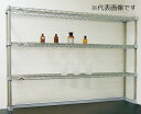 【直送品】 アズワン 実験台シェルフセット(クロムメッキ) DTC-SS600-1 (1-921-01) 《実験設備・保管》