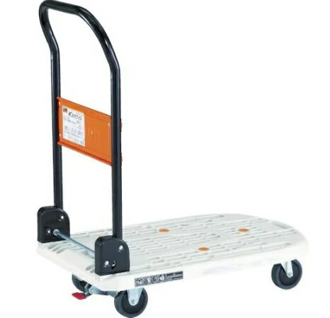 【ポイント5倍】【直送品】 アズワン 樹脂台車 カルティオ(スチールハンドルタイプ) MPK-720-W-SS (2-3..