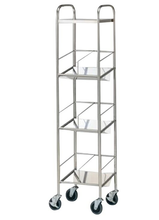 【ポイント10倍】【直送品】 アズワン すきまブックワゴン CW-330 (2-792-01) 《実験設備・保管》