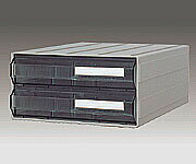 【ポイント5倍】アズワン A4カセッター(引出2段) A4-242 (3-273-03) 《実験設備・保管》