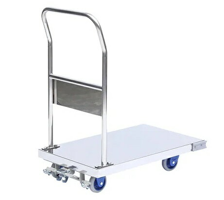 【ポイント10倍】【直送品】 アズワン 静音ステンレス台車 ブレーキあり 積載荷重150kg SUS-102GS+FB (..