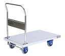【ポイント5倍】【直送品】 アズワン 静音ステンレス台車 ブレーキあり 積載荷重300kg SUS-302GS+FB (3-4799-06) 《実験設備・保管》