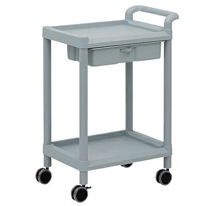 【ポイント5倍】アズワン モバイルストレージカート 2段 598×370×840mm(引出し・ハンドル付) MSO11C (3..