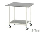 【ポイント10倍】【直送品】 アズワン ニューラボベンチ(ホワイトカラー)耐荷重仕様 ALH-W (3-6668-01) 《実験設備・保管》