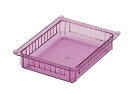 アズワン アルティア ハーフポリカトレー クリアピンク 300×400×85 AHT-75PKCV (8-4892-13) 《実験設備・保管》