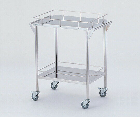 【ポイント10倍】【直送品】 アズワン ストレージステンレスカート 2段(幅600mm) CHS-2 (8-7465-01) 《..