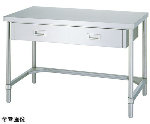 【ポイント5倍】【直送品】 アズワン ステンレス作業台(三方枠) 1500×900×800mm WDT-15090 (1-6568-29) 《実験設備・保管》 【大型】