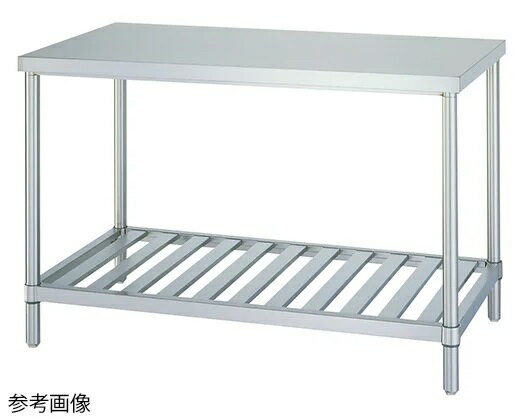 【直送品】 アズワン ステンレス作業台(スノコ棚) 600×450×800mm WSN-6045 (1-7834-21) 《実験設備・保管》 【大型】