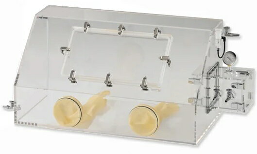 【ポイント10倍】【直送品】 アズワン ガス置換型アクリルグローブボックス エアタイト(コンセント付き..