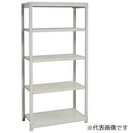 【ポイント5倍】【直送品】 アズワン 軽量ボルトレスラック 5段 1803×604×2106mm MK7660-5K (3-1313-08) 《実験設備・保管》 【大型】