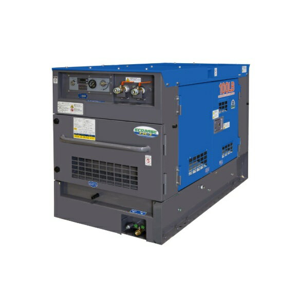 【ポイント10倍】【直送品】 Denyo (デンヨー) エンジンコンプレッサ DAS-100LBE 標準タイプ 【大型】