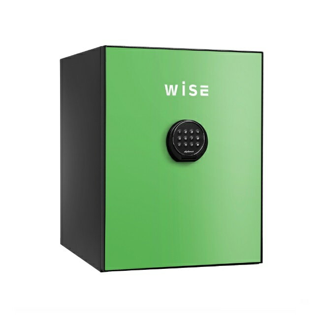 《仕様》●カラー： グリーン●外寸： W404×D480×H522 (mm)●内寸： W300×D300×H410 (mm)●容量/質量： 36L/60kg●付属品： トレイ1、棚板1(可動式)、ドア裏キーフック、盗難防止アラーム、緊急解除キー2●ロック方式： WiSEテンキー式ロック●耐火時間： 60分●A4サイズ： 対応《特長》●9色のカラーバリエーションで、内装や室内のインテリアに合わせ自分好みの空間づくりを楽しめます。●耐火性能はもちろん、セキュリティも充実したプレミアム金庫です。【配送料について】●大型商品の為、一部配達が出来ない地域や、別途送料が必要な場合がございます。※特に北海道のお客様はご注意下さい。●その場合は、ご注文後にメールで送料を含む合計金額をお知らせ致します。●送料が別途必要な場合は、ご注文後のキャンセルもお受け致します。お気軽にご注文下さいませ。●尚、送料が無料の場合は、そのまま出荷手配をさせて頂きます。【お支払い方法について】●こちらの商品はメーカーからの直送となります。代金引換のお支払い方法はご利用になれません。●代金引換にてご注文頂いた場合はご注文をキャンセルとさせて頂く場合がございますので予めご了承下さいませ。《仕様》●カラー： グリーン●外寸： W404×D480×H522 (mm)●内寸： W300×D300×H410 (mm)●容量/質量： 36L/60kg●付属品： トレイ1、棚板1(可動式)、ドア裏キーフック、盗難防止アラーム、緊急解除キー2●ロック方式： WiSEテンキー式ロック●耐火時間： 60分●A4サイズ： 対応《特長》●9色のカラーバリエーションで、内装や室内のインテリアに合わせ自分好みの空間づくりを楽しめます。●耐火性能はもちろん、セキュリティも充実したプレミアム金庫です。