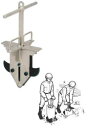 【ポイント10倍】【直送品】 イーグル・クランプ 基礎ブロック用クランプ EFG-100 (000000003864) 《コンクリート二次製品用クランプ》