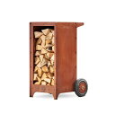 【直送品】 ファイヤーサイド Wood Storage Ker ウッドストレージカー 78102 【大型】(4)