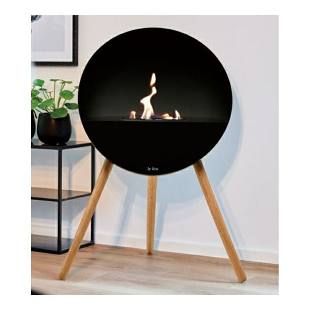 【ポイント10倍】【直送品】 ファイヤーサイド ファイヤーディスプレイ Le Feu EYE ソープオーク 80110 【大型】