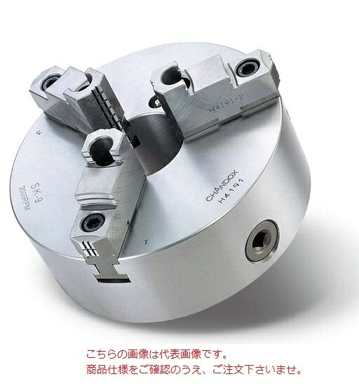 ※北海道・沖縄・離島への配送は、別途送料を申し受けます。《仕様》●重量：60.7kg●A：355mm●B：122mm●C：300mm●D：328mm●E：127mm●F：7mm●G：6-M12x1.75P●H：139mm●J：45mm●K：70.5mm●L：15mm●最高回転数(min-1)：1500●外径把握径：φ25-φ350mm●内径把握径：φ110-φ320mm●下爪(マスタージョー)・硬爪(内外兼用)が標準で付属しています。●生爪(ソフトジョー)は別売りとなります《特長》●3爪前面取り付けタイプのスクロールチャックです●生爪と硬爪の交換が可能です(生爪は別売りとなります)【配送料について】●大型商品の為、一部配達が出来ない地域や、別途送料が必要な場合がございます。※特に北海道のお客様はご注意下さい。●その場合は、ご注文後にメールで送料を含む合計金額をお知らせ致します。●送料が別途必要な場合は、ご注文後のキャンセルもお受け致します。お気軽にご注文下さいませ。●尚、送料が無料の場合は、そのまま出荷手配をさせて頂きます。【お支払い方法について】●こちらの商品はメーカーからの直送となります。代金引換のお支払い方法はご利用になれません。●代金引換にてご注文頂いた場合はご注文をキャンセルとさせて頂く場合がございますので予めご了承下さいませ。※北海道・沖縄・離島への配送は、別途送料を申し受けます。《仕様》●重量：60.7kg●A：355mm●B：122mm●C：300mm●D：328mm●E：127mm●F：7mm●G：6-M12x1.75P●H：139mm●J：45mm●K：70.5mm●L：15mm●最高回転数(min-1)：1500●外径把握径：φ25-φ350mm●内径把握径：φ110-φ320mm●下爪(マスタージョー)・硬爪(内外兼用)が標準で付属しています。●生爪(ソフトジョー)は別売りとなります《特長》●3爪前面取り付けタイプのスクロールチャックです●生爪と硬爪の交換が可能です(生爪は別売りとなります)