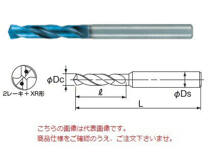 不二越 (ナチ) 超硬ドリル AQDEXOH3D1290 (アクアドリル EX オイルホール 3D) 1