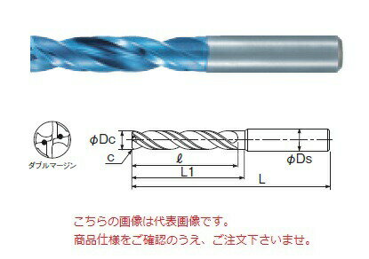 不二越 (ナチ) 超硬ドリル AQDEXZOH3D1250 (アクアドリル EX フラットオイルホール3D)