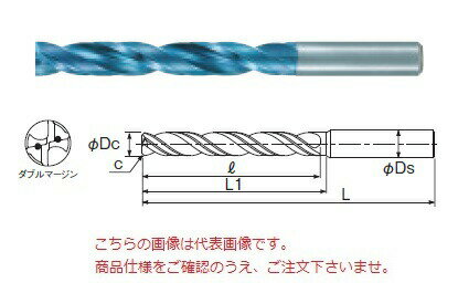 【ポイント5倍】不二越 (ナチ) 超硬ドリル AQDEXZOH5D0770 (アクアドリル EX フラットオイルホール5D)