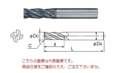 【ポイント10倍】不二越 (ナチ) 超硬エンドミル GSXVLRE4040-2.5D (GSX MILL VL ラフィング 2.5D)(4)