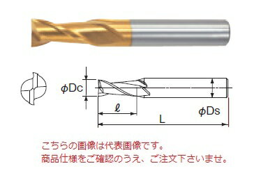 【ポイント10倍】不二越 (ナチ) ハイスエンドミル 2GE6.6 (G スタンダードエンドミル 2枚刃)