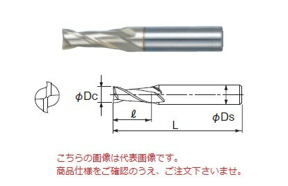 【ポイント5倍】不二越 (ナチ) ハイスエンドミル 2MSGE7 (SG-FAX ミディアムエンドミル 2枚刃)