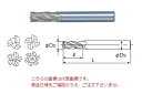 不二越 (ナチ) ハイスエンドミル SGFRERS10 (SG-FAX ラフィングエンドミルレギュラレングスショート)(4)