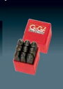 【ポイント10倍】ギガ・セレクション 数字刻印セット GSK-120 〈数字印刻セット〈0〜8〉6と9は兼用〉