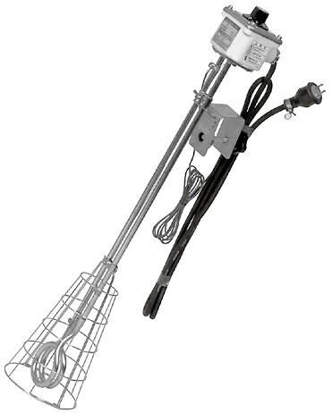 《仕様》銅シース●電圧：100V●容量：1kW●寸法(mm)：B・80、C・200、D・10、E・30●電線断面積(mm2)：1.25●質量(kg)：2.0※ 温度調節機は構造上、温度過昇防止構造にはなっておりません。《特長》ペール、樽、桶などの容器用に設計された、温度コントロール機能付きのヒーターです。防滴構造のボックス内に、信頼性の高い液膨式のサーモスタットを使用しており、取扱いが容易なヒーターです。●サーモスタットにより、30 〜80℃の任意の温度に設定できます。《使用上のご注意》●緑色のアース線が付いていますので、必ずアースをとってください。●液位標示ラベルの位置まで、必ず水中に入れてください。空中で通電（空焼）した場合は、高温になり、火災や、早期断線の原因になることがあります。（サーモスタットも故障します）●端子ボックス部分は、絶対に水中に入れないでください。●容器の材質により、以下の温度設定でご使用ください。・ポリエチレン樹脂（PE） 60℃以下・ポリプロピレン樹脂（PP） 80℃以下・アクリル樹脂 80℃以下●水の加熱以外には使用しないでください。【お支払い方法について】●こちらの商品はメーカーからの直送となります。代金引換のお支払い方法はご利用になれません。●代金引換にてご注文頂いた場合はご注文をキャンセルとさせて頂く場合がございますので予めご了承下さいませ。《仕様》銅シース●電圧：100V●容量：1kW●寸法(mm)：B・80、C・200、D・10、E・30●電線断面積(mm2)：1.25●質量(kg)：2.0※ 温度調節機は構造上、温度過昇防止構造にはなっておりません。《特長》ペール、樽、桶などの容器用に設計された、温度コントロール機能付きのヒーターです。防滴構造のボックス内に、信頼性の高い液膨式のサーモスタットを使用しており、取扱いが容易なヒーターです。●サーモスタットにより、30 〜80℃の任意の温度に設定できます。《使用上のご注意》●緑色のアース線が付いていますので、必ずアースをとってください。●液位標示ラベルの位置まで、必ず水中に入れてください。空中で通電（空焼）した場合は、高温になり、火災や、早期断線の原因になることがあります。（サーモスタットも故障します）●端子ボックス部分は、絶対に水中に入れないでください。●容器の材質により、以下の温度設定でご使用ください。・ポリエチレン樹脂（PE） 60℃以下・ポリプロピレン樹脂（PP） 80℃以下・アクリル樹脂 80℃以下●水の加熱以外には使用しないでください。