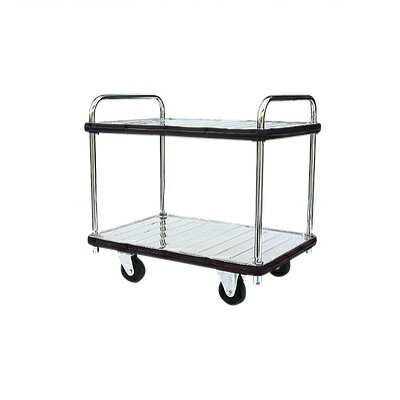 【ポイント5倍】【直送品】 花岡車輌 ステンレス製台車 ダンディ SA-T2 二段式 【特大・送料別】