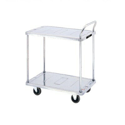 【ポイント5倍】【直送品】 花岡車輌 ステンレス製台車 ダンディ SM-BT2 二段・片ハンドル式