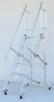 【直送品】 ハラックス キャリスター 多目的作業台・天板付ステップ幅広・4輪キャスタータイプ CSK-55-7-187 4輪キャスタータイプ 【大型】