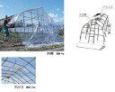 【ポイント10倍】【直送品】 ハラックス コロ助セット ハウス屋根のフィルム展張機 KD-400 ソリッコ付 【大型】