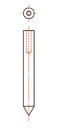 【直送品】 ハラックス 玉ネギロケット用ピン TR-P12.7 《別売部品》 【送料別】