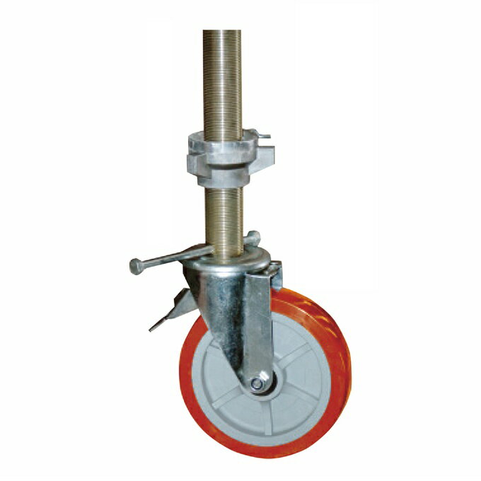 【直送品】 長谷川工業 ハセガワ アジャストキャスター JAS-C200 (16163) （4個セット) 《オプション》