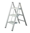 【ポイント10倍】【直送品】 長谷川工業 ハセガワ 踏台 スリムステップ SJ-3d (Sl) (17405) シルバー 【大型】