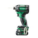 【数量限定 特典付き】 HiKOKI 10.8V コードレスインパクトドライバ WH12DCA (2LS) (57802960) アグレッシブグリーン