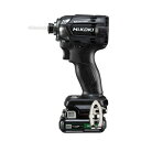 【数量限定 特典付き】 HiKOKI 10.8V コードレスインパクトドライバ WH12DCA (2LSB) (57802961) ストロングブラック