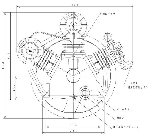 《仕様》●出力：7.5kW●最高圧力(MPa)：0.93●回転速度(min-1)：950●吐出し空気量(L/min)：840●質量(kg)：82※製品の詳細につきましては、メーカーサイトにてご確認ください。《特長》●より使いやすく、タフなNew Vシリーズ【配送料について】●大型商品の為、一部配達が出来ない地域や、別途送料が必要な場合がございます。※特に北海道のお客様はご注意下さい。●その場合は、ご注文後にメールで送料を含む合計金額をお知らせ致します。●送料が別途必要な場合は、ご注文後のキャンセルもお受け致します。お気軽にご注文下さいませ。●尚、送料が無料の場合は、そのまま出荷手配をさせて頂きます。【お支払い方法について】●こちらの商品はメーカーからの直送となります。代金引換のお支払い方法はご利用になれません。●代金引換にてご注文頂いた場合はご注文をキャンセルとさせて頂く場合がございますので予めご了承下さいませ。《仕様》●出力：7.5kW●最高圧力(MPa)：0.93●回転速度(min-1)：950●吐出し空気量(L/min)：840●質量(kg)：82※製品の詳細につきましては、メーカーサイトにてご確認ください。《特長》●より使いやすく、タフなNew Vシリーズ