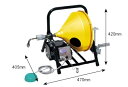 【直送品】 カンツール 電動フレキシロッダーFRE+SW0608 FRE-1 《清掃機器》(4)