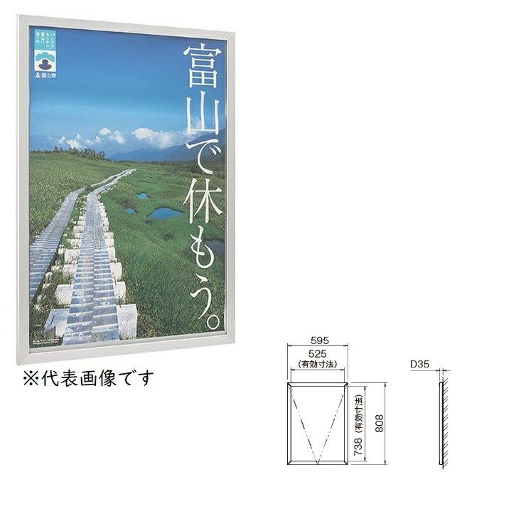 【ポイント10倍】【直送品】 カシイ 屋内用アルミ掲示板 PKI-V-B2タテ-KC 錠付き 【大型】