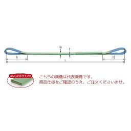 【ポイント5倍】【直送品】 キトー ベルトスリング BSH032(BSH形 75mmX8m) (BSH032-8) 《繊維スリング》