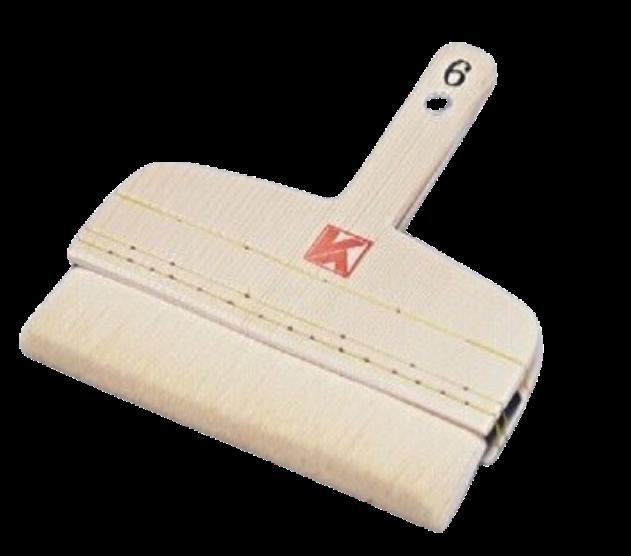 【ポイント10倍】【直送品】 KLASS(極東産機) ウェーブナイロン刷毛(京型 6寸) 42-4101