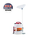 【ポイント10倍】【直送品】 工進 背負い式乾電池噴霧器 消毒名人 DK-10D(4)