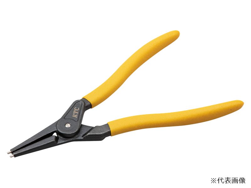 京都機械工具 (KTC) 直型スナップリングプライヤ 軸用 SOP-9S