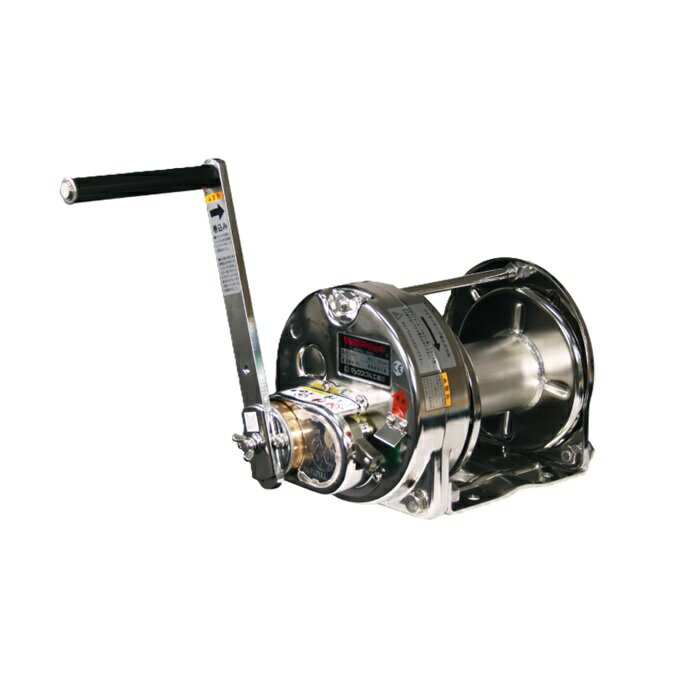 其它 - 【直送品】 マックスプル工業 ステンレス製手動ウインチ SB-5 回転式 バフ研磨 【送料別】